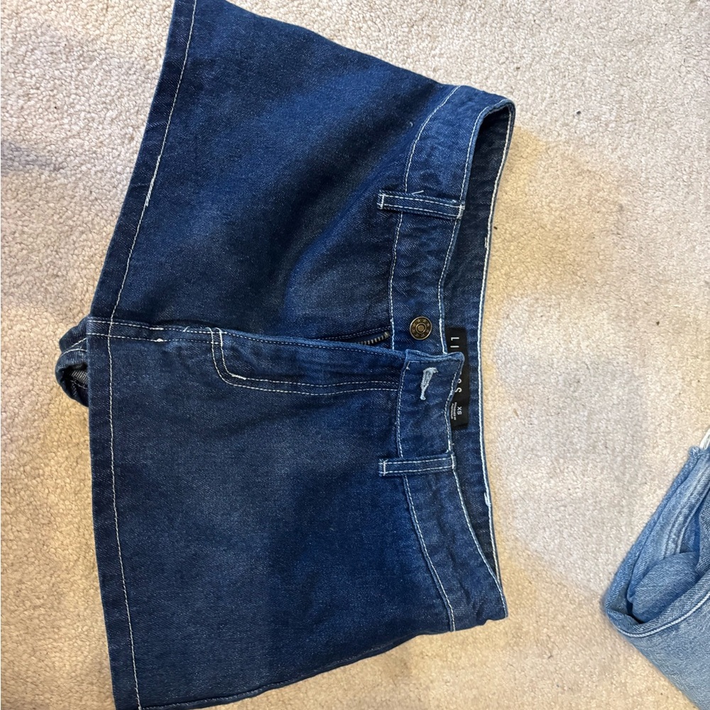 Lioness Dark Blue Mini Skirt